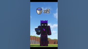 INFINITE WATER SOURCE 🤔 #shorts #trending #minecraft #gaming #foryou #ytshorts #feed