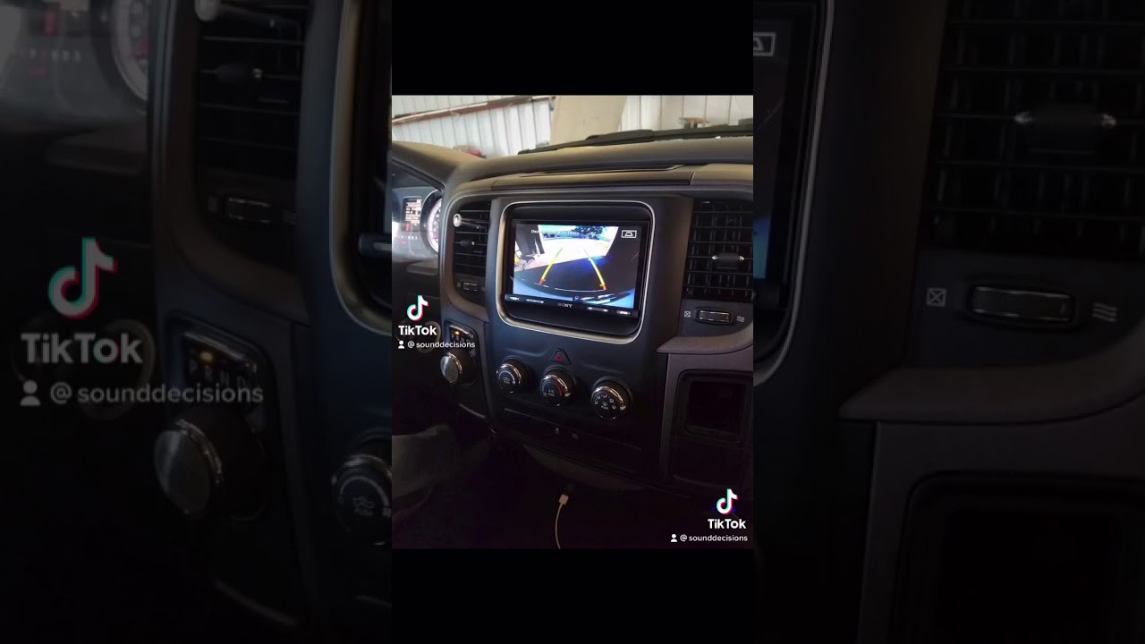 XAV-AX5500 and a backup camera in a Ram truck.