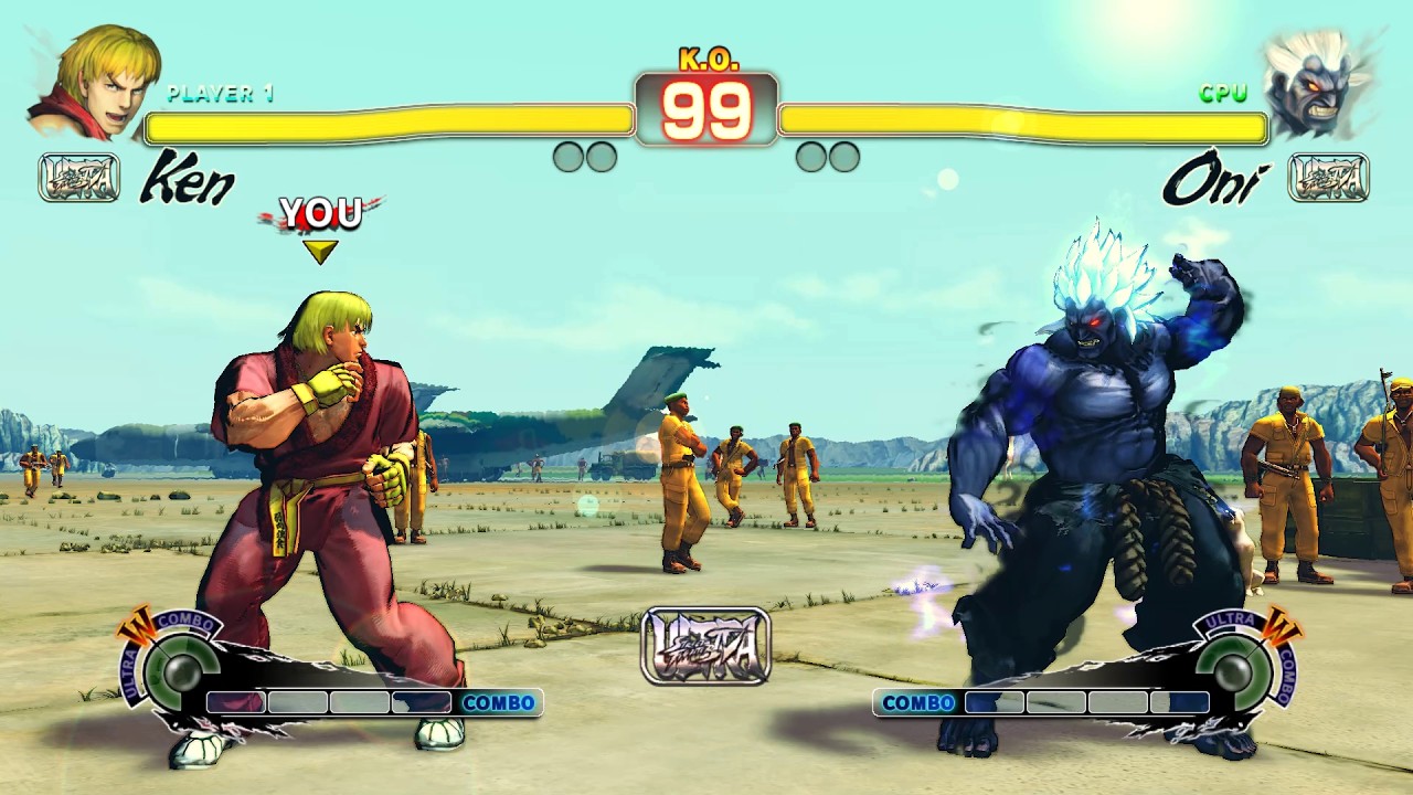 Ken vs Oni (Hardest) Street Fighter 4. | Epic Battle - YouTube