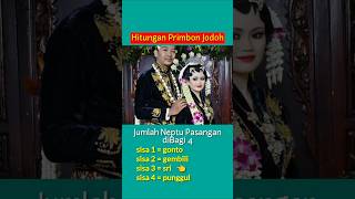 primbon jodoh Tibo Sri #weton #shorts