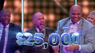 Shaq and Charles Barkley Take on Fast Money – Celebrity Family Feud