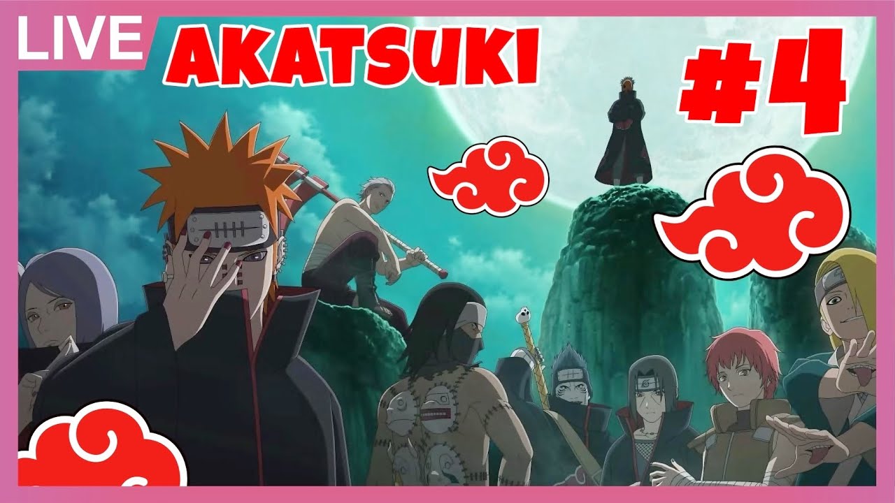 🔴 LIVE 4 - Desenhando a AKATSUKI AO VIVO! | Arte Insana de Naruto