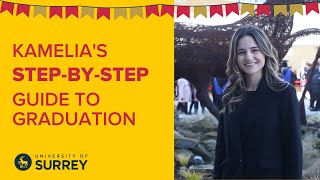 The Surrey Graduation Experience: a step-by-step guide | University of Surrey