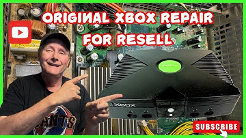 Vintage Original XBOX Repair - Replacing Capacitors & Thermal Paste