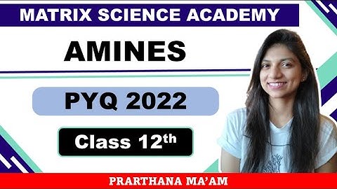 Amines | PYQ 2022 | CHEMISTRY | MHTCET | 2023