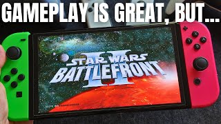 Star Wars Battlefront 2 on the Nintendo Switch OLED Gameplay!