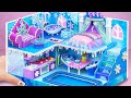 Make miniature frozen magic house with charming bedroom for the queen  diy miniature house 39