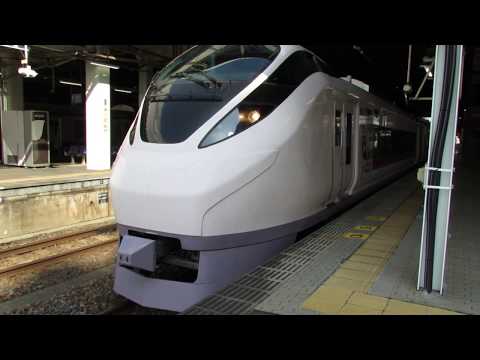 【神秘的なメロディー】特急ときわE657系が水戸を発車！(警笛あり)
