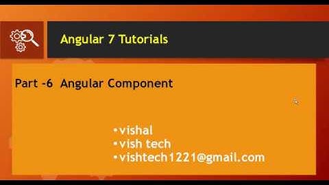 How to create component in Angular | Component in Angular | Part -6