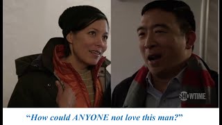 Andrew Yang addressing questions: his chance of winning and the path, being Asian American etc.