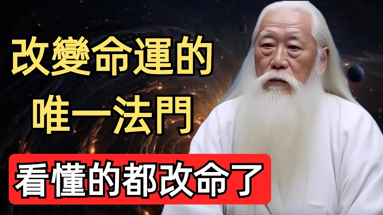 改變命運的唯一方法,詳解命運的形成與改變 !聽懂的都改命了。 - YouTube