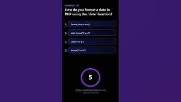How do you format a date in PHP using the date function