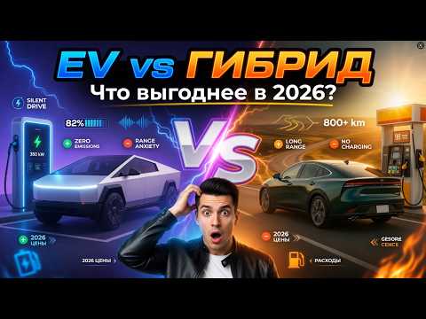 Электромобиль против Гибрида. Что выбрать в 2026?
