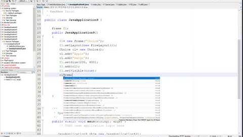 Remove Item From Choice or ComboBox in AWT Example