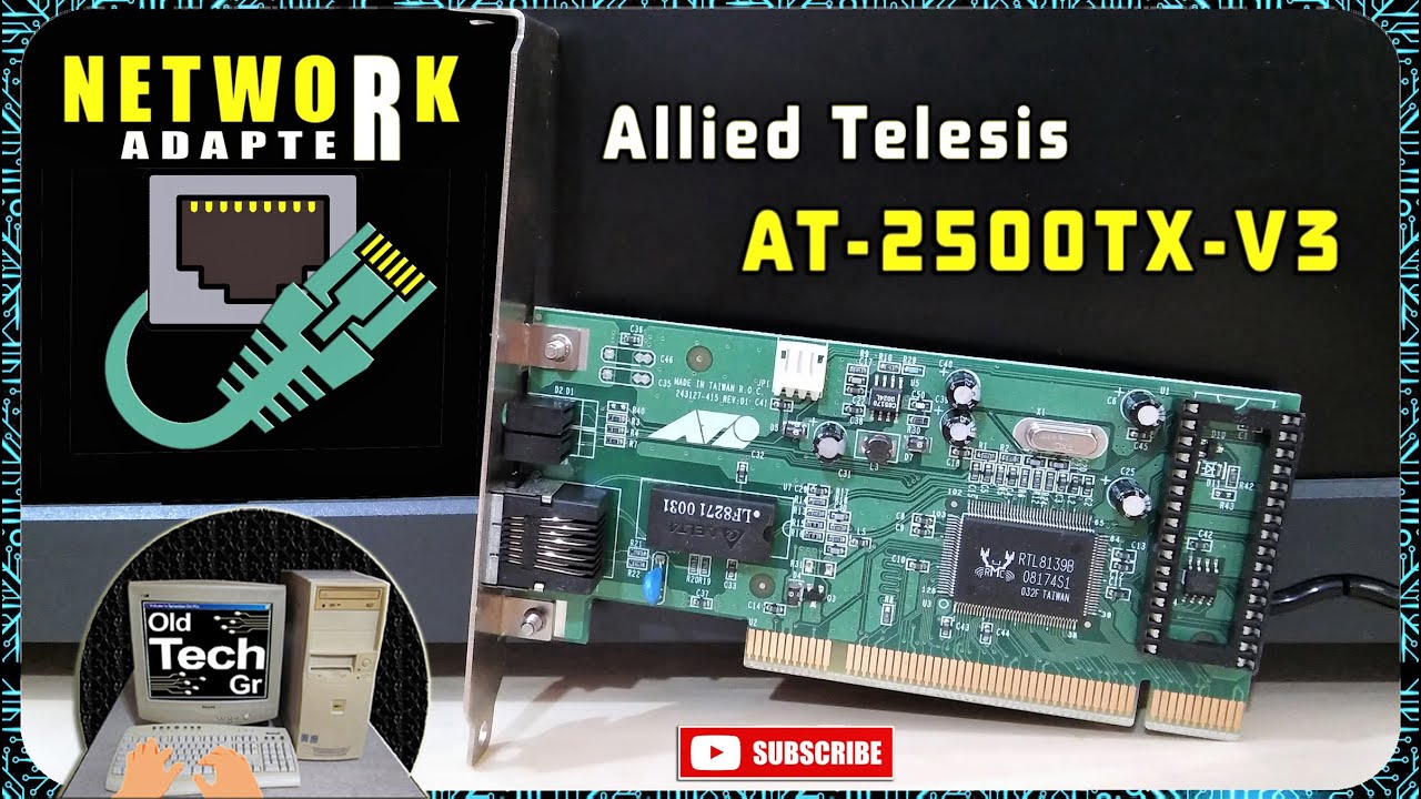 Allied Telesis / Allied Telesyn AT-2500TX-V3 Network  Ethernet Expansion Card
