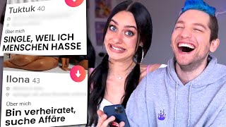 TINDER Profile, die UNGEIMPFT sind - KAYLA und REZO reagieren