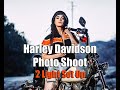 Harley davidson photo shoot 2 light set up