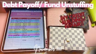 Building Credit/Credit Card Payoff | Cash Unstuffing | Ohmyfro Budgets