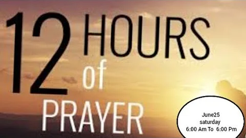 12 Hour Prayer Rappa All Night PRAYER
