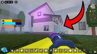I FOUND A New TWITCH BUILDING in 99 Night in The Forest! Solo Survive ROBLOX