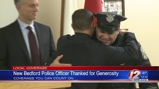 New Bedford Officer Honored for Generosity Wealth