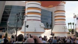Space Shuttle Atlantis exhibit opening ceremony at Kennedy Space Center Visitor Complex