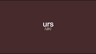 NIKI - urs (Karaoke w/ Backing Vocals)