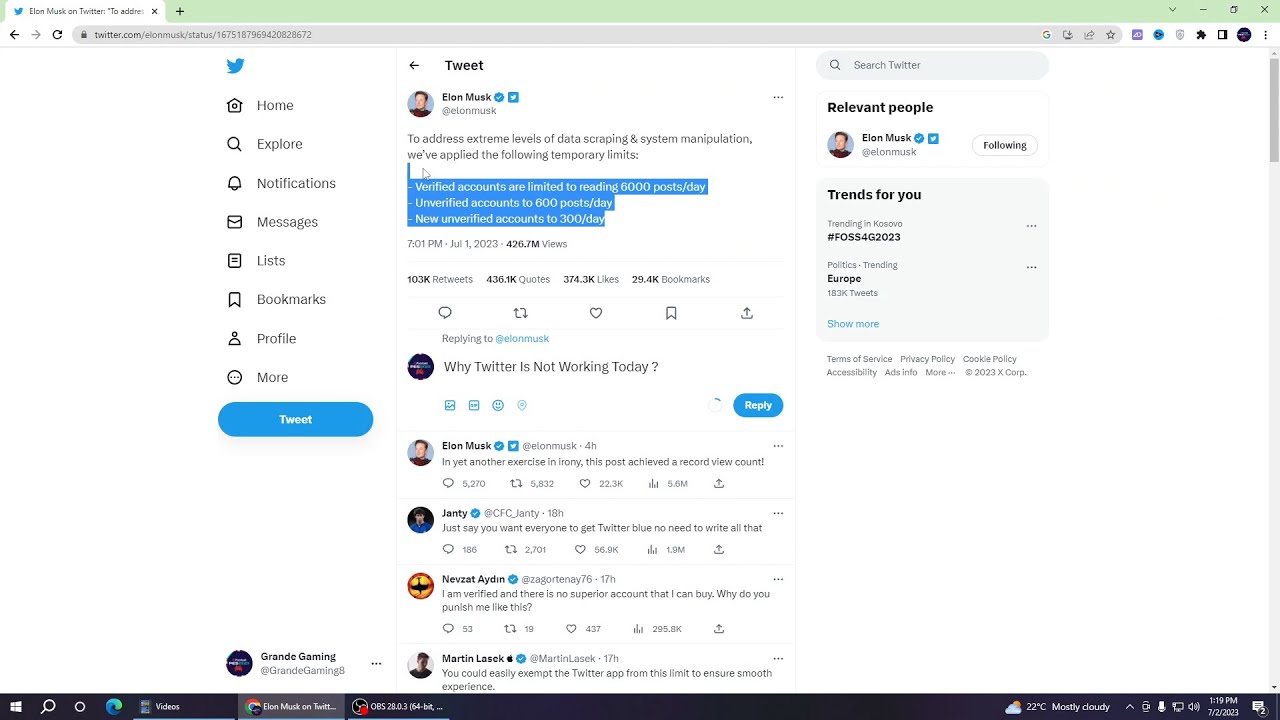 Why Twitter Is Not Working Today