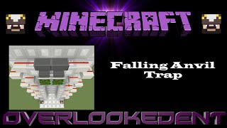 Falling Anvil Trap - Minecraft Xbox/Playstation - [Tutorial]