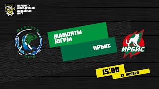 27.11.2020. «Мамонты Югры» – «Ирбис» | (Париматч МХЛ 20/21) – Прямая трансляция