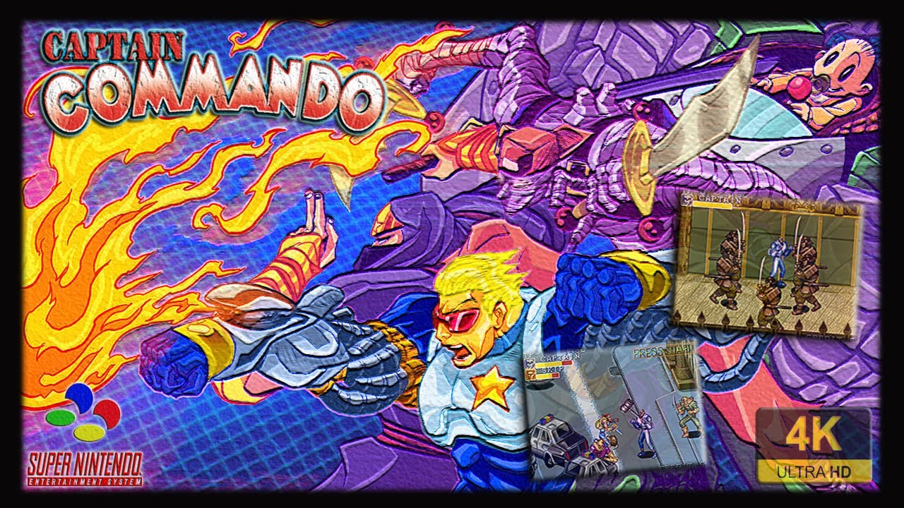 Captain Commando |4k60fps| Longplay (SNES) - YouTube