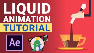 Coffee Cup Filling Liquid Animation in After Effects || After Effects Tutorial