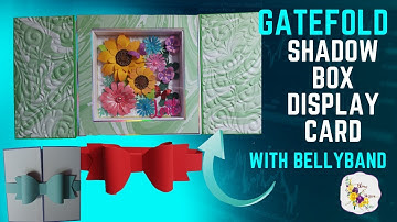 Gatefold Shadow Box Display Frame/Card - beautiful gift idea!