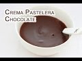 Crema Pastelera de Chocolate