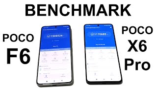 POCO F6 vs X6 Pro - BENCHMARK SCORES