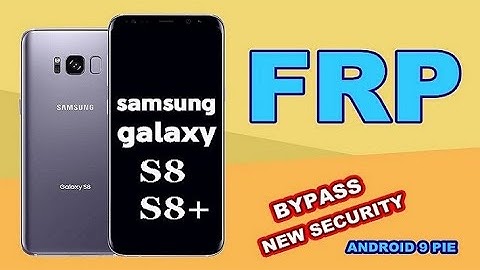 SAMSUNG S8-G950f  FRP bypass google account NEW SECURITYu4