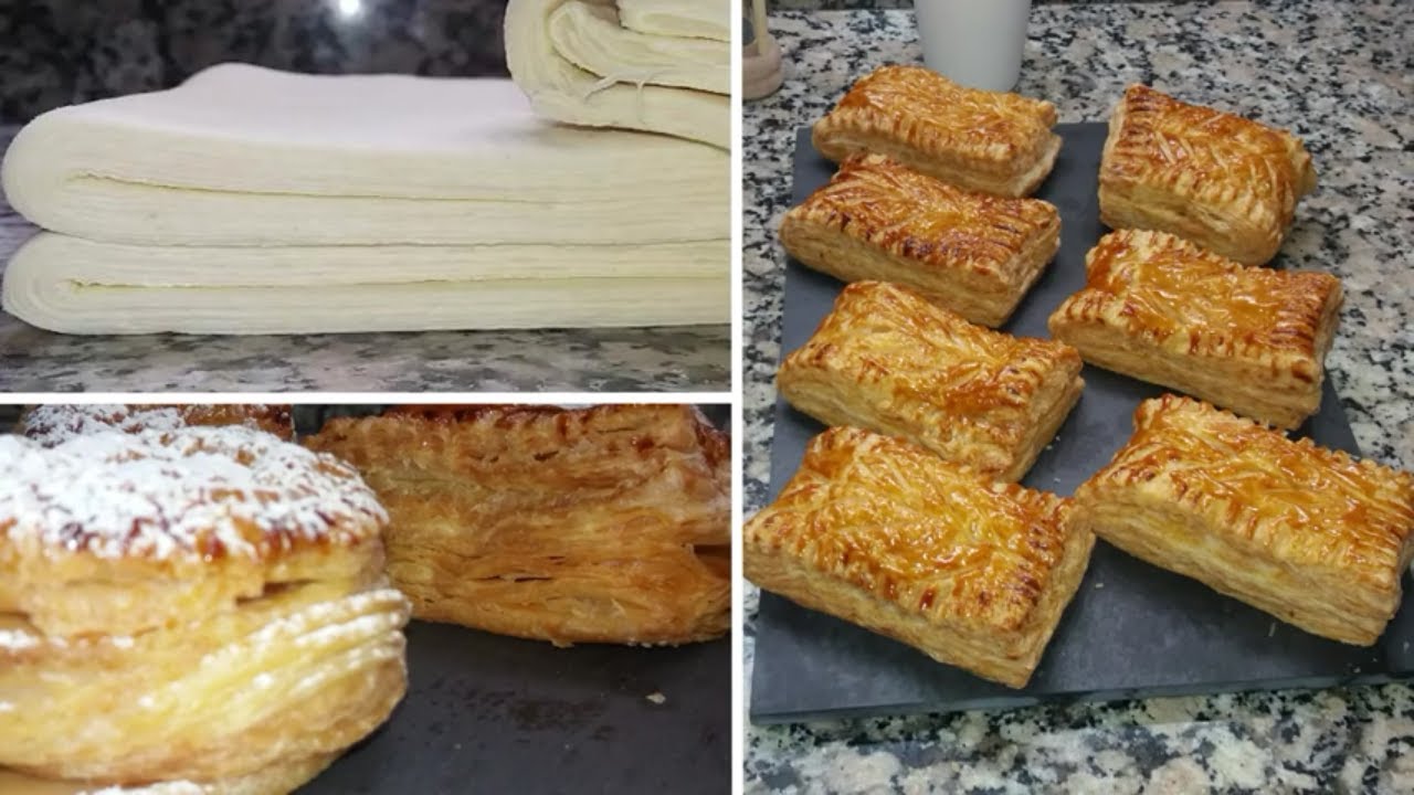 شوصون حلوين بحشوة لذيذة مع كيفية تحضير العجينة المورقة بطريقة احترافية سهلة وناجحة 100٪ #خليك_بالبيت