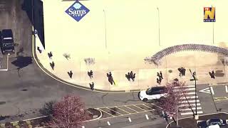 Long lines as shoppers wait to get into New Jersey stores