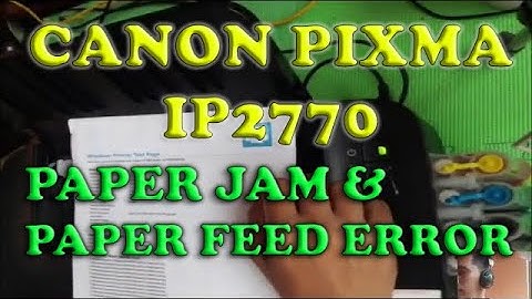 Canon Pixma Paper Jam at Paper Feed Error | Madaling Ayusin!