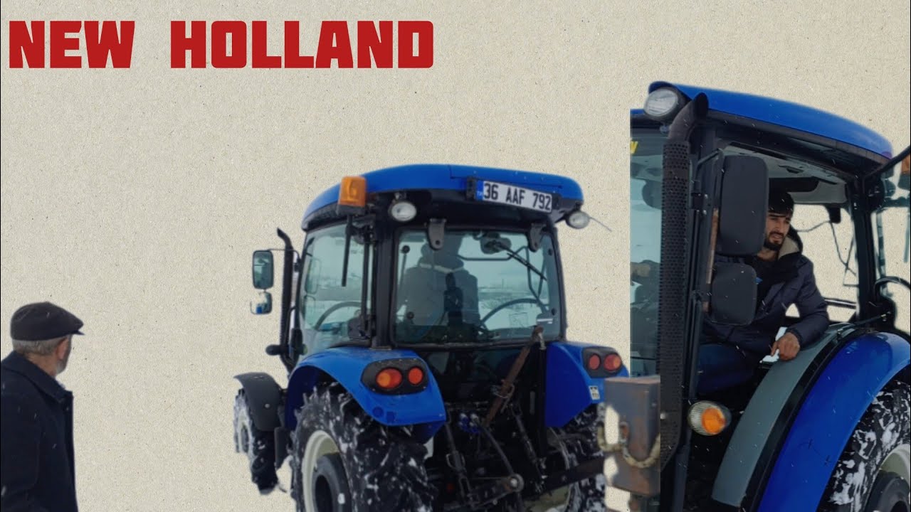 Ardahan Göle New Holland TT 4.50 karda mücadele 