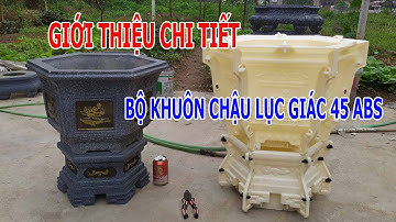 Khuôn đúc chậu cảnh lục giác 45 abs | Khuôn Tổng Hợp
