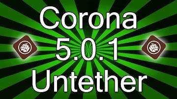 Corona 5.0.1 | Untether a Tethered Jailbroken iPhone 3GS, 4, iPod Touch 3G, 4G, iPad 1