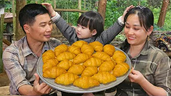 How to Make Fried Croissants: Simple - No Oven Required - Anyone Can Do It | Ly Phuc An
