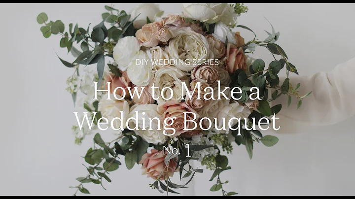 How to Make a Wedding Bouquet with Fake Flowers | DIY Wedding Flowers