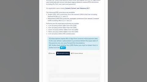 How to register & Subscribe to RTK Corrections