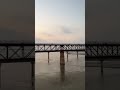 Crossing the mighty Ganga River nearby Prayagraj junction#nature#train#railway#rail#railfans#views