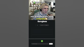 xQc guessed every song instantly🤯 #xqc #streamer