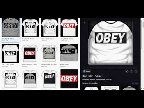 Como Ter A Camisa Da Obey No Roblox Gratis Youtube - how do you get roblox for free in a obey