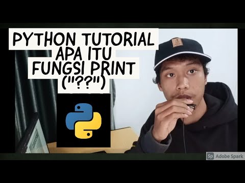 Video: Apa arti cetak dengan Python?