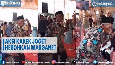 Viral Aksi Kakek Joget Di Kondangan, Netizen Sebut Gak Ada Lawan @TRIBUNLAMPUNGNEWSVIDEO
